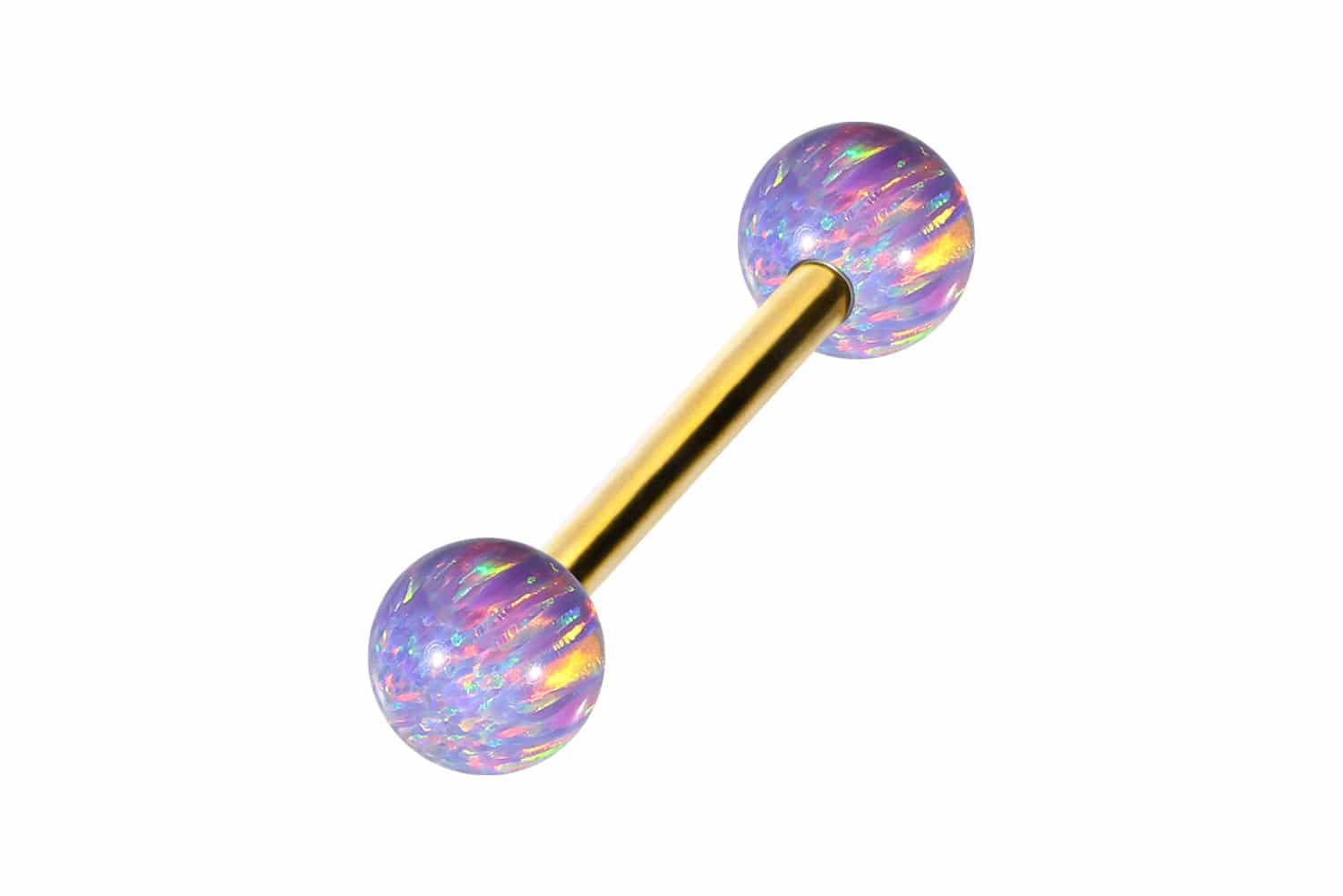 Chirurgenstahl Barbell Piercing SYNTHETISCHE OPALE